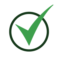 green checkmark