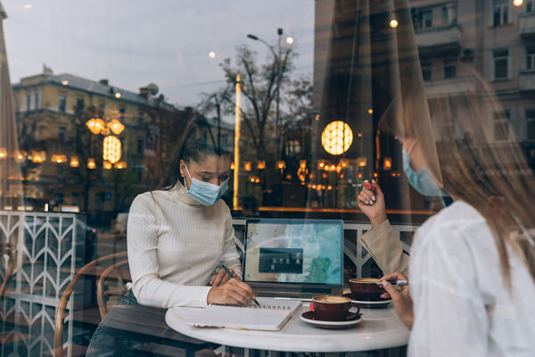 woman working in s restaurant